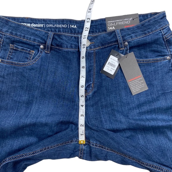 NWT Avenue Premium Stretch Girlfriend Rolled Cuff 14 - Picture 11 of 14